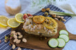 Lemon Pistachio Zucchini Cake - Azelia Pte Ltd